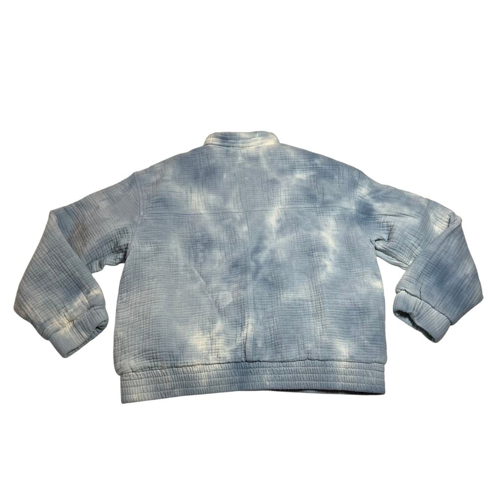Universal Thread Tie Dye Snap Button Up Bomber Ja… - image 4